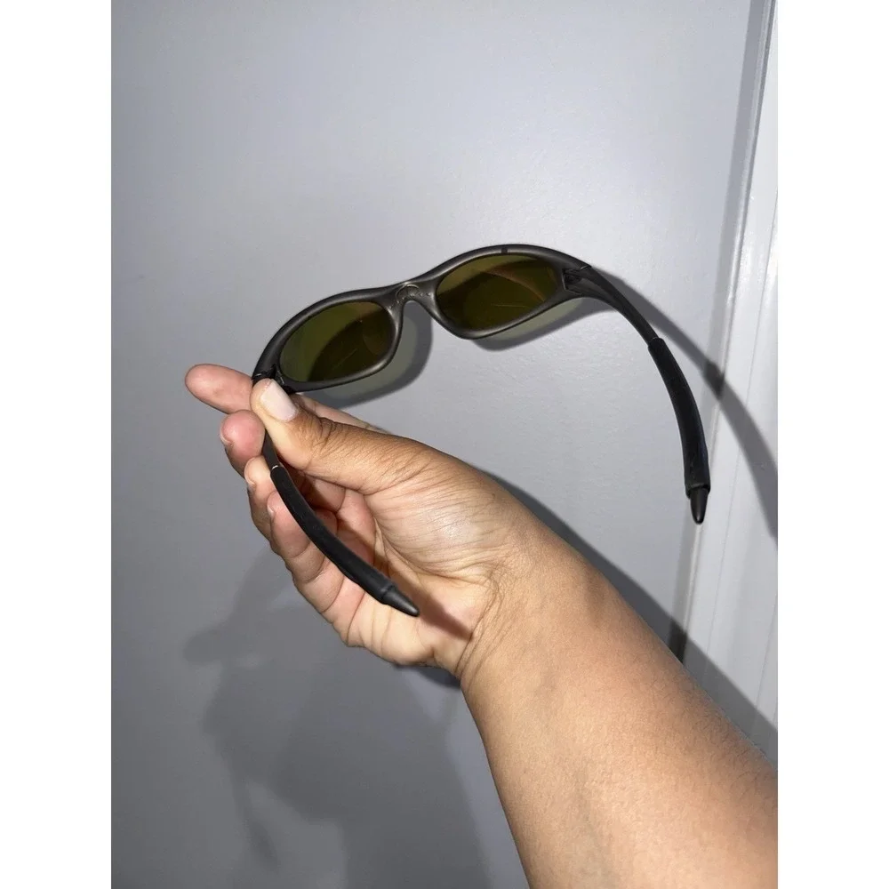 Oakley Minute Dark Gray Frame with Fire Iridium‎ Polarized Lens Y2K
